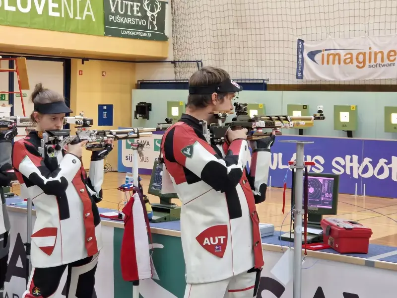 Marlene Pribitzer + Martin Strempfl beim Mixed Training