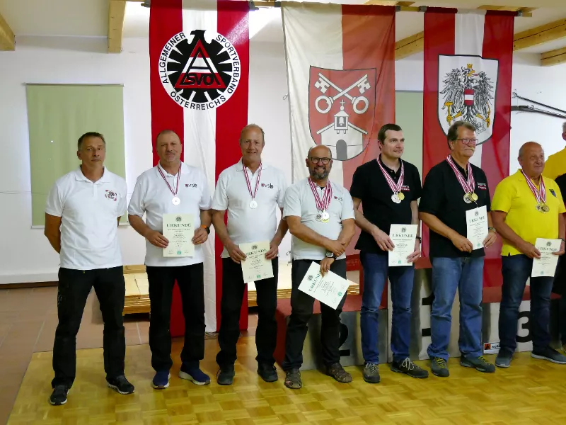 Vizeösterr. Meister Mannschaft Steinschlossgewehr 100m liegend